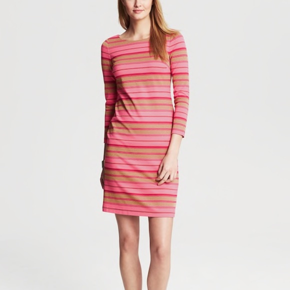 Banana Republic Dresses & Skirts - Banana republic Striped Ponte Dress